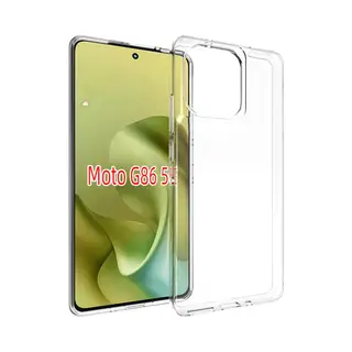 MobyDefend Hoesje - Geschikt Voor Motorola Moto G86 - Transparante Tpu Backcover - Volledig Doorzichtig