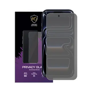 MobyDefend Screenprotector - Geschikt Voor IPhone 17 Pro - Hd Privacy Glass Screensaver