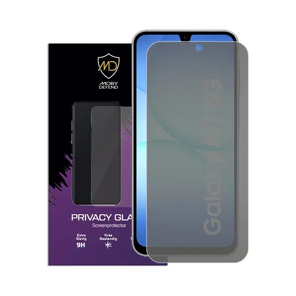 MobyDefend Screenprotector - Geschikt Voor Samsung Galaxy A17 - Hd Privacy Glass Screensaver thumbnail