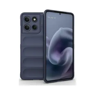 MobyDefend Hoesje - Geschikt Voor Motorola Moto G86 Power - Tpu Gripcase - Blauw