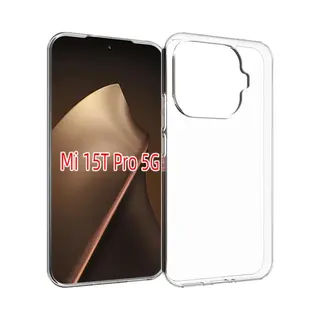 MobyDefend Hoesje - Geschikt Voor Xiaomi 15T Pro - Transparante Tpu Backcover - Volledig Doorzichtig
