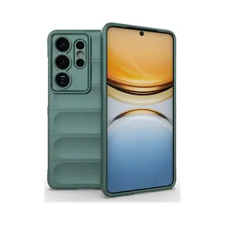 MobyDefend Hoesje - Geschikt Voor Samsung Galaxy S26 Ultra - Tpu Gripcase - Groen