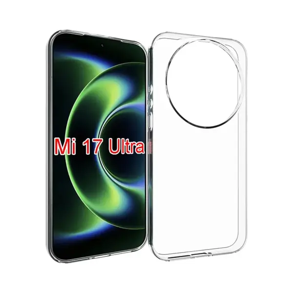 MobyDefend Hoesje - Geschikt Voor Xiaomi 17 Ultra - Transparante Tpu Backcover - Volledig Doorzichtig thumbnail