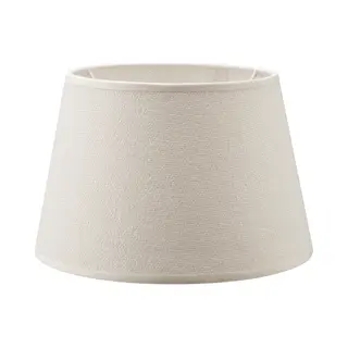 Home Sweet Home - Stoffen - Stoffen Lampenkap - Conisch - Beige - Minimalistische Stijl - 20 X 15 X 13 Cm - E27 Fitting - Voor Tafellampen - Voor