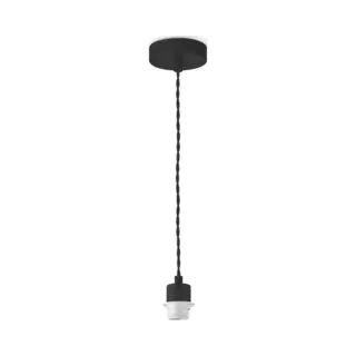 Home Sweet Home - Moderne Verlichtingspendel Armis Voor Lampenkap - Zwart - 10/10/89cm - Hanglamp Gemaakt Van Metaal - Geschikt Voor E27 Led Lichtbron