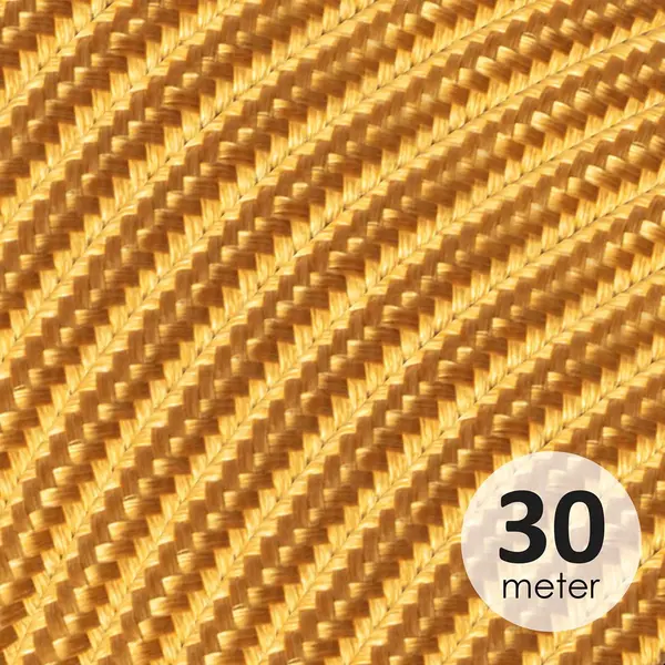 Home Sweet Home - Strijkijzersnoer Koper - Stof - Bestel 30 Meter - Elektriciteitssnoer 3 Aderig - Textielkabel 3x0.75m² - Vde Gekeurd thumbnail