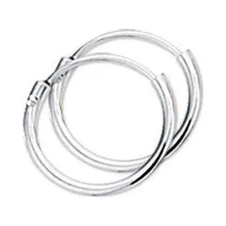 Swarovski The Jewelry Collection - Oorringen - Ronde Buis - Zilver