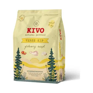 Kivo Hondenvoer Droog Verse Kip Glutenvrij 4 Kg