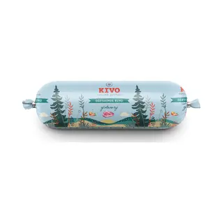12x Kivo Hondenvoer Nat Gestoomd Rund 600 Gr