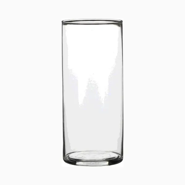 Mica Decorations Cilinder Vaas - H19 Cm - Transparant - Glas - Rond - Bloemenvaas - Boeketten Vazen thumbnail