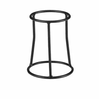 Mica Decorations - Bloempot Plantenstandaard/verhoger - Zwart - H17 X D13 Cm