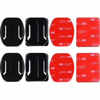 Yono Adhesive Mounts Geschikt Voor GoPro - Action Camera - Flat - Curved - Adapter Accessoires