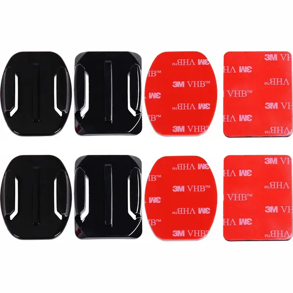 Yono Adhesive Mounts Geschikt Voor GoPro - Action Camera - Flat - Curved - Adapter Accessoires thumbnail