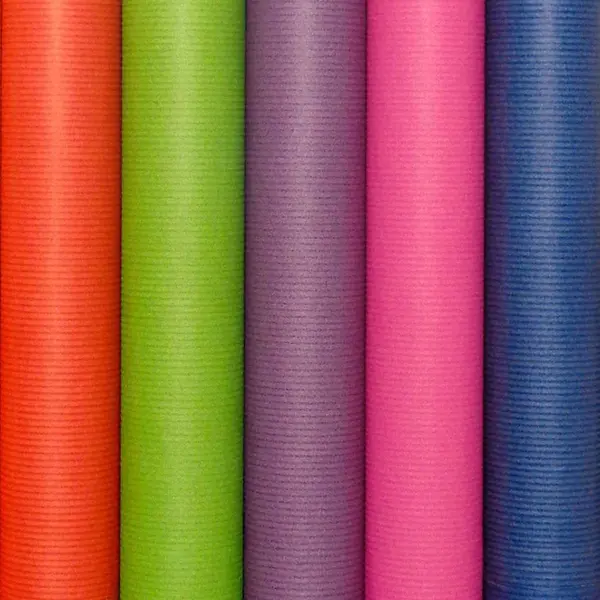 Benza Cadeaupapier - Gekleurde Kraft Inpakpapier - 200 X 70 Cm - 3 Rollen thumbnail