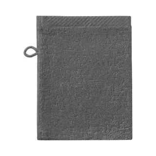 Seahorse Pure - Washandjes - 16x21 Cm - Set Van 3 - Graphite (set Van 3)