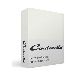 Cinderella Weekend - Topper Hoeslaken (tot 15 Cm) - Katoen - 200x220 Cm - Ivoor