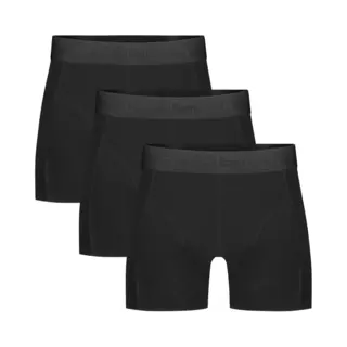 Bamboo Basics Heren Bamboe Boxershorts Rico (3-pack) - Zwart Ton Sur Ton - Ondergoed Heren - Boxershort Heren Lange Pijp - Maat Xl