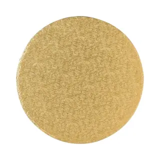 BrandNewCake® Cake Drum Goud - Rond Ø35, 5cm - Cakedrum 13mm Dikte - Stevige Taartonderlegger 13mm Dikte - Stevige Taartonderlegger