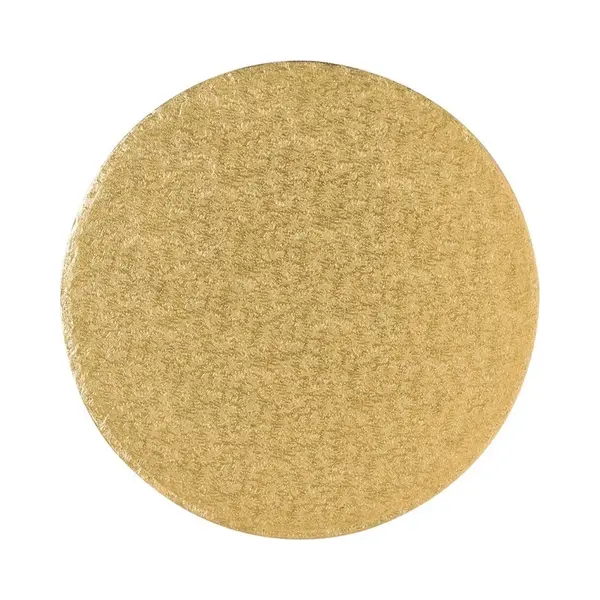 Brand New Cake BrandNewCake® Cake Drum Gold - Rund Ø35, 5cm - 13mm Dicke - Robuste Tortenunterlage Für Sicheren Halt thumbnail