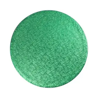BrandNewCake® Cake Drum Groen - Rond Ø30cm - Cakedrum 13mm Dikte - Stevige Taartonderlegger 13mm Dikte - Stevige Taartonderlegger
