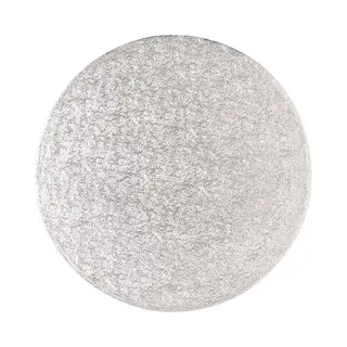 BrandNewCake® Cake Drum Zilver - Rond Ø38cm - Cakedrum 13mm Dikte - Stevige Taartonderlegger