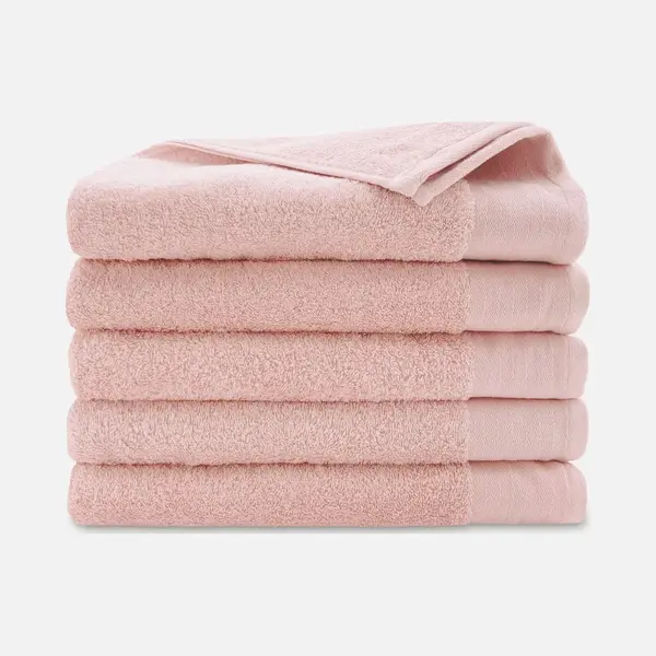 Walra Handdoeken 70x140 Soft Cotton - 4-delig - Badlaken 550 G/m² - 100% Katoen - Handdoekenset Roze thumbnail