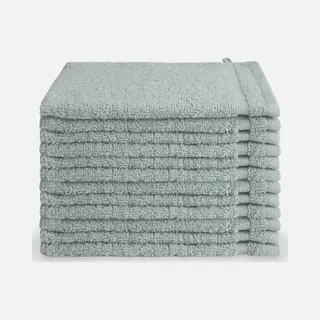 Byrklund Washandjes 12 Stuks - Hotelkwaliteit - 16x21 - Zeeblauw