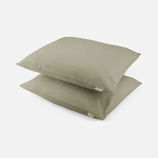 Walra Kussensloop Crispy Cotton - 2x 60x70 - Groen