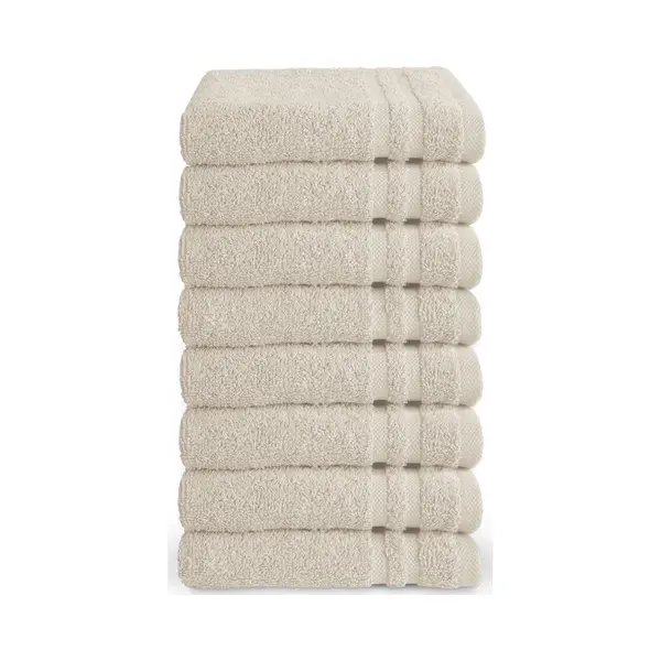 Byrklund Gastendoekjes 30x50 - Set Van 8 - Hotelkwaliteit - Beige thumbnail