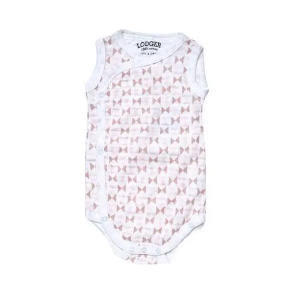 Lodger Romper Fold Over Scandinavian Print Blush/Soft Skin thumbnail