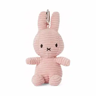 Bon Ton Toys Nijntje - Keychain Eco Corduroy Pink - 10 Cm - 4"