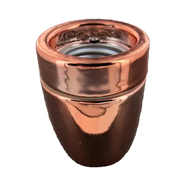 Expo Trading Lamphouder E27 Porselein - Rosé / Koper thumbnail