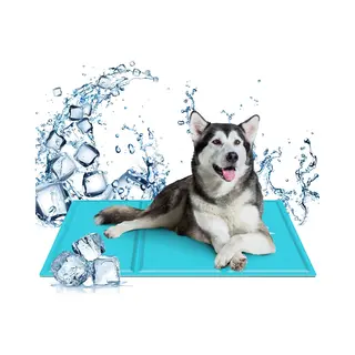 Nobleza Kühlmatte Für Hunde, 110x70cm Kühldecke Hund Selbstkühlend Ungiftige Mit Gelauflagen Welpe Katzen Haustiere Kühlmatratze Für Sommer,