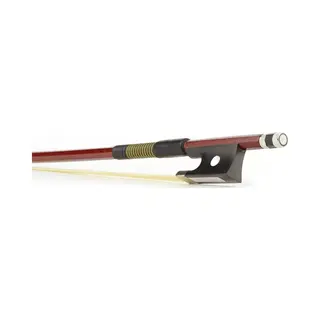 Els Bv-10/14 Strijkstok Viool, 1/4, Brazielhout, Achthoekige Stok, Ebben Slof, Enkel Oog, Balein Imitatie