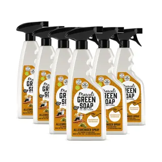 Marcel's Green Soap Allesreiniger Spray - Sandelhout & Kardemom - 6 X 500ml