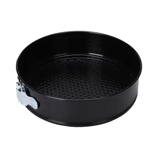 La Cucina Taart Bakvorm/springvorm Met Anti-aanbak Laag Zwart 24 Cm