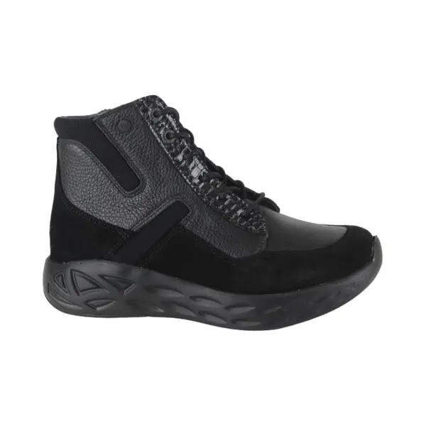 Wolky Leap Dames Veterboot - 0570190-005 Zwart/Combi - Maat 38 thumbnail