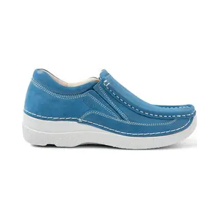 Wolky Dames Instappers 06206 Roll Sneaker Blauw