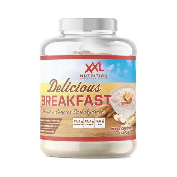 Xxl Nutrition - Delicious Breakfast - Perfektes Frühstück, Porridge Mit Protein, Frühstücksbrei - 2500 Gramm - Apfel Zimt thumbnail