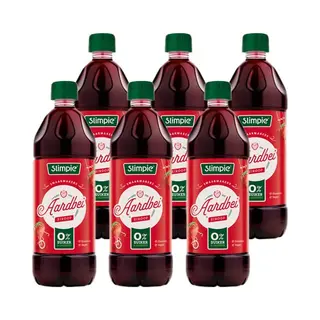 Slimpie - Aardbei Siroop - 6 X 650 Ml