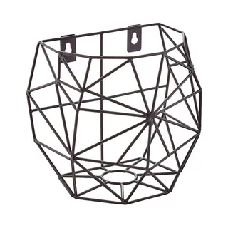 Tak Design Thanwa Mand M - Wandbevestiging - Metaaldraad - 16 X 10 X 16 Cm - Zwart