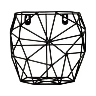 Tak Design Thanwa Mand S - Wandbevestiging - Metaaldraad - 15 X 9, 8 X 13 Cm - Zwart