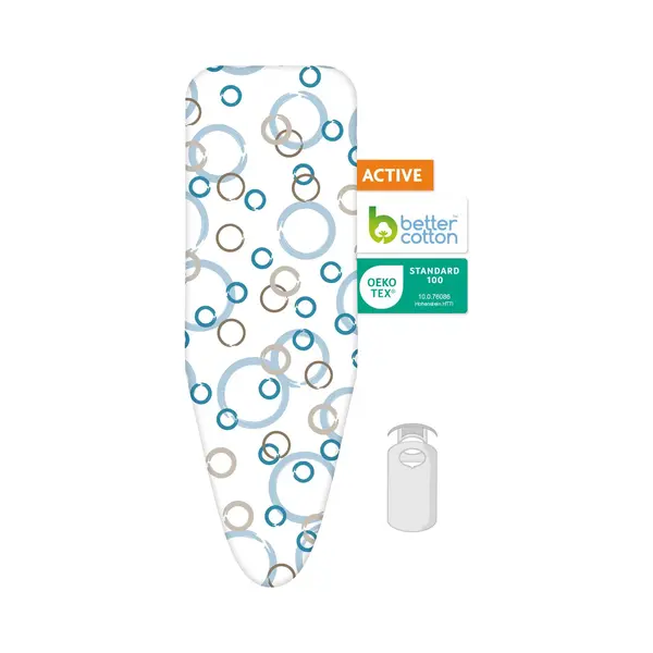 LaundrySpecialist Bügelbrettbezug Active – 5 Schichten Und Bis Zu 50% Schnelleres Bügeln – Bügeltischbezug – Dampfrückstrahlend–Größe Xl thumbnail