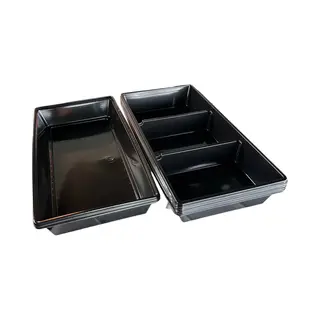 BorrelSjoelbak - Navulling - Zwarte Borrelbakjes - 4 X 3-vaks - 3 X 1-vaks
