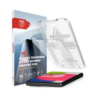 Rosso Screenprotector Geschikt Voor Samsung Galaxy A52S / A52 | Gehard Glas | Fingerprint & Case Friendly | Met Installatietray | Eenvoudige Montage