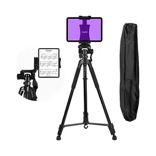 Buddi Tab Houder Statief Voor Telefoon, Tablet En IPad - Tripod Voor Tablet Met Klem - Arm Flexibel En Verstelbaar - Muziekstandaard - Lessenaar -