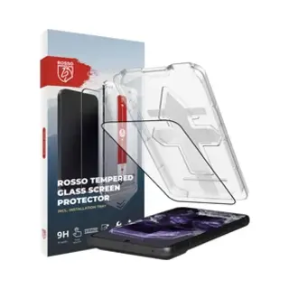 Rosso Screenprotector Geschikt Voor Google Pixel 8 | Fingerprint Friendly | 9H Tempered Glass | Case Friendly | Installatietray | Geen Luchtbellen &