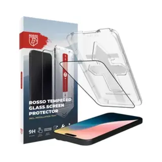 Rosso Screenprotector Geschikt Voor IPhone 16 Plus | 9H Tempered Glass | Beschermglas | Glasplaatje | Case Friendly | Installatietray | Geen