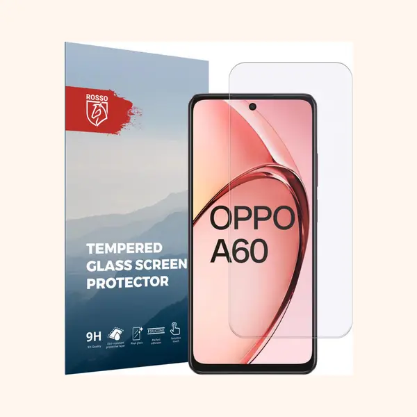Rosso Screen Protector Geschikt Voor Oppo A60 4G | 9H Tempered Glass | Glasplaatje | Beschermlaag | Beschermglas | 9H Hardheid thumbnail