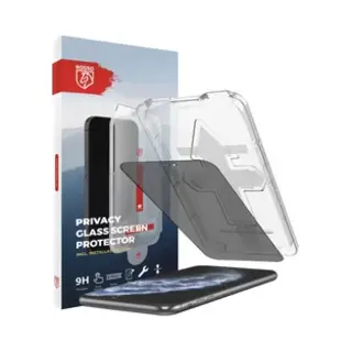 Rosso Privacy Screen Protector Geschikt Voor Apple IPhone 11 Pro Max - 9H Gehard Glas - Met Installatietray - Case Friendly Tempered Glass - Anti Spy